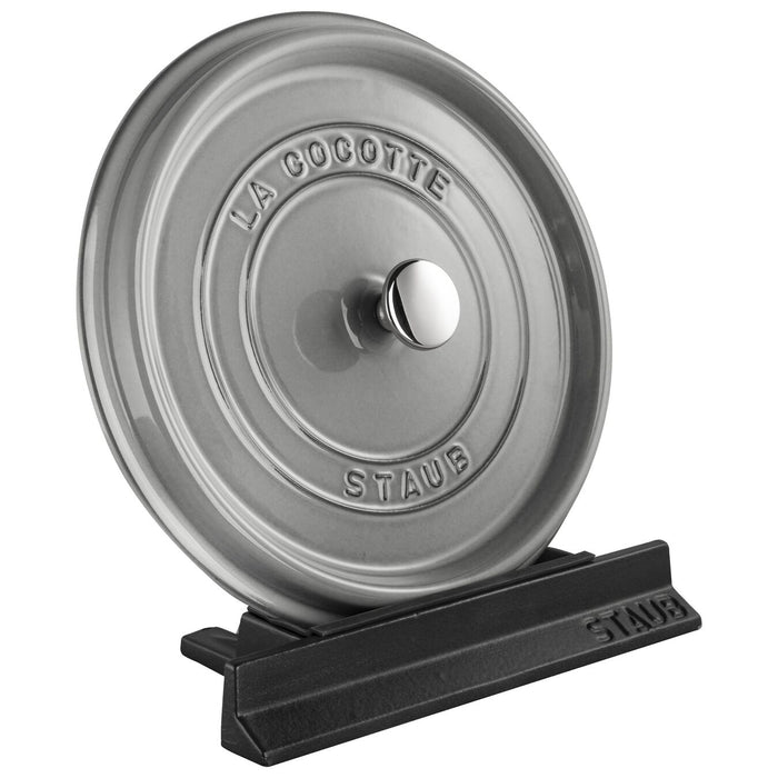 Staub Cast Iron Black Matte Lid Holder