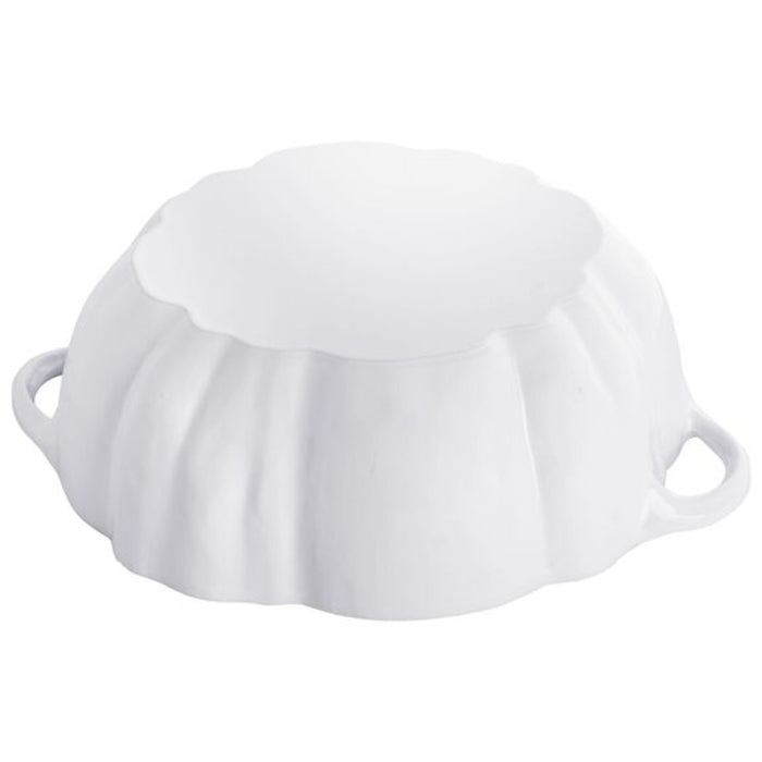 Staub Cast Iron White Pumpkin Cocotte, 3.5-Quart