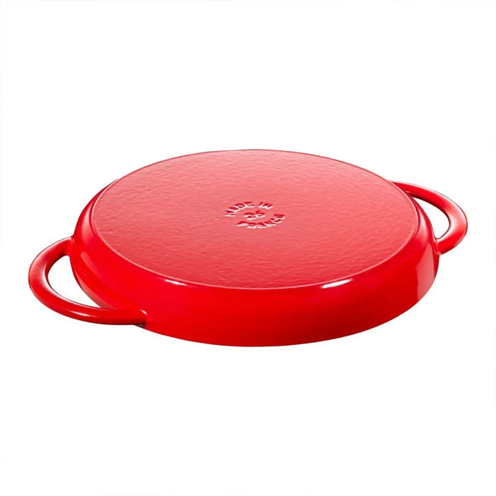 Staub Cast Iron Cherry Pure Grill Pan, 10-Inches