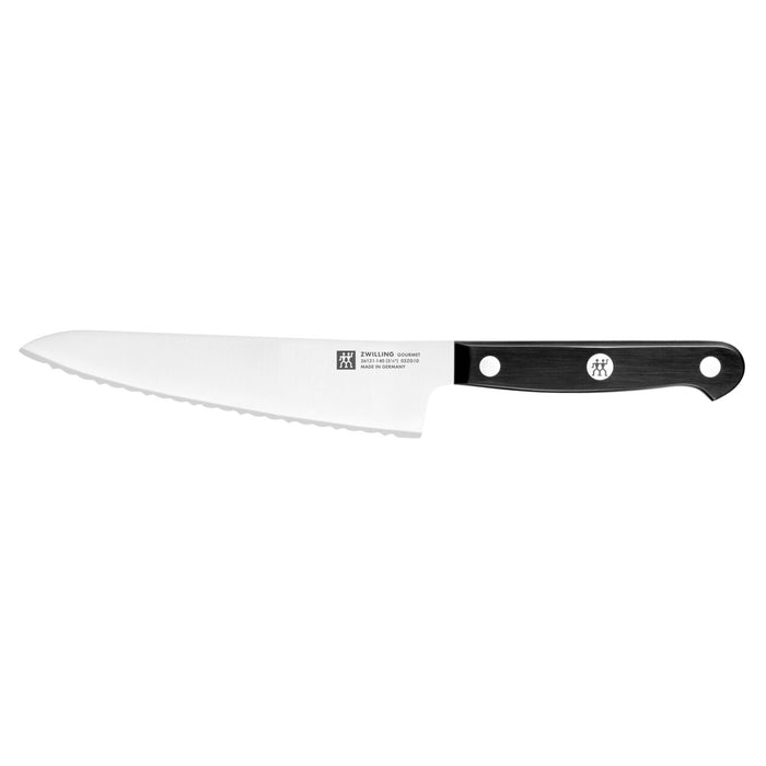 Zwilling Gourmet Carbon Steel Serrated Edge Prep Knife, 5.5-Inches