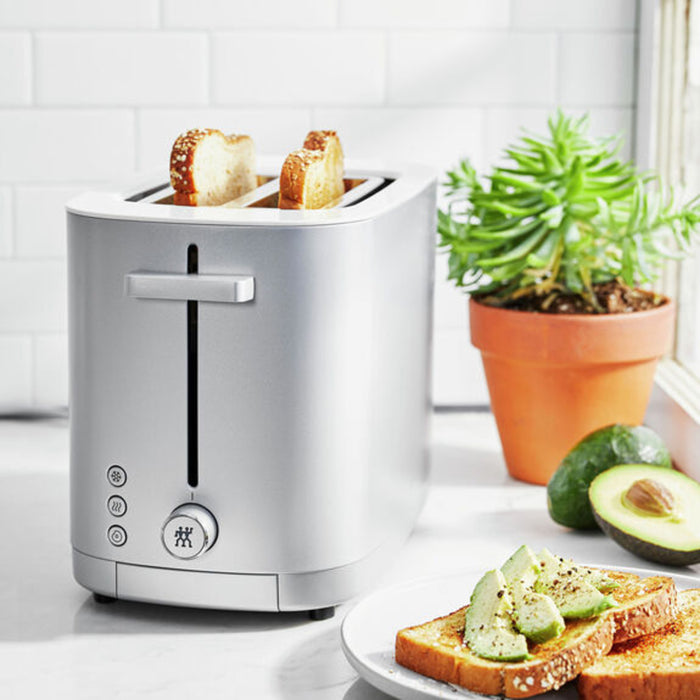 Zwilling Enfinigy Silver 2-Slot Toaster