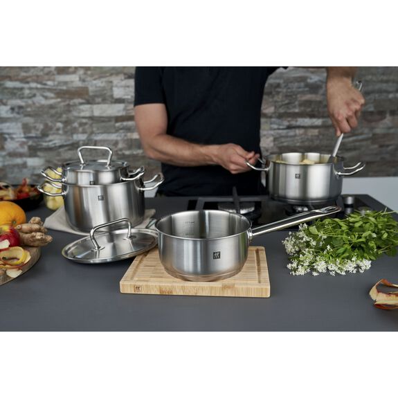 Zwilling Twin Classic 18/10 Stainless Steel Cookware Set, 7-Piece