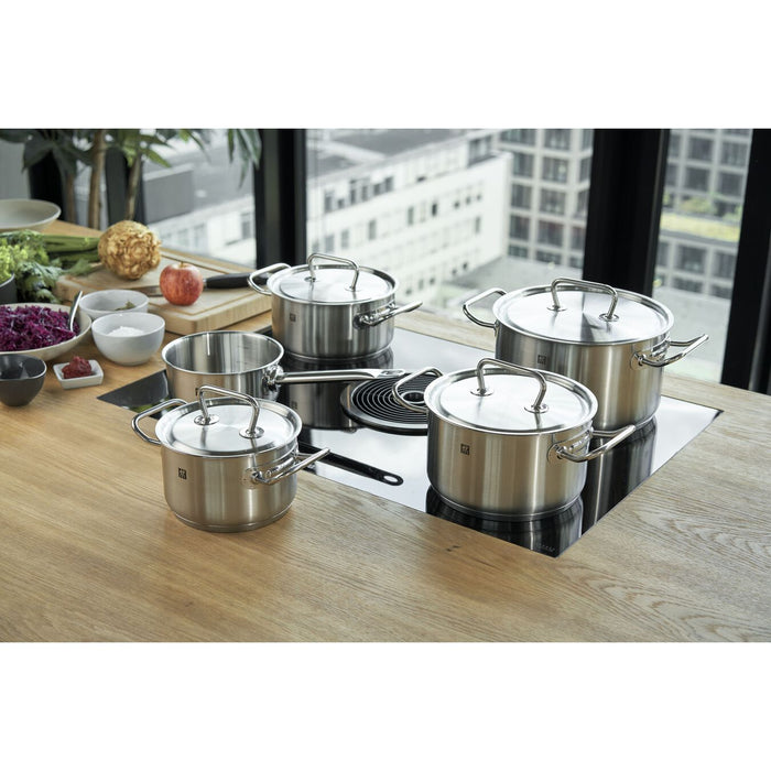 Zwilling Twin Classic, 9pc 18/10 brushed stainless steel cookware