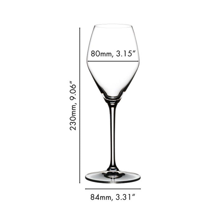 Riedel 8-Piece Rose Mixing Wine Glass Set, 10.8 Oz