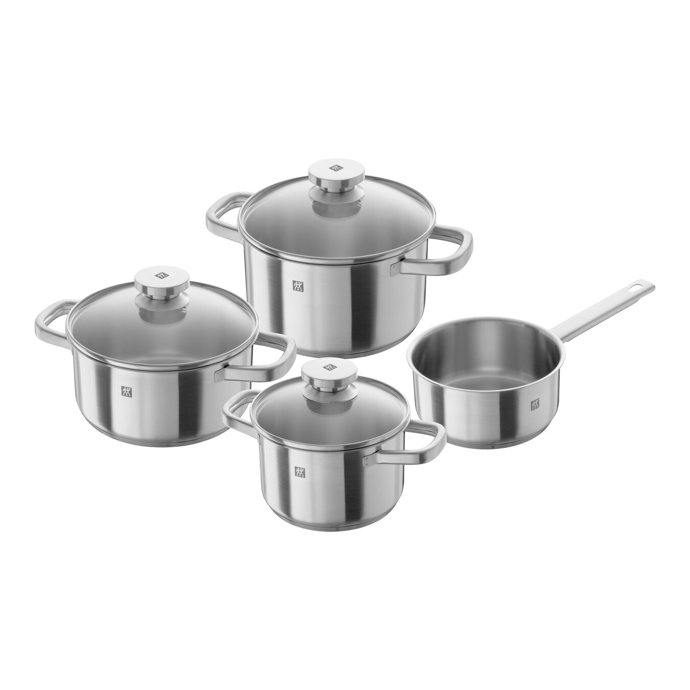 Zwilling Twin Classic, 9pc 18/10 brushed stainless steel cookware
