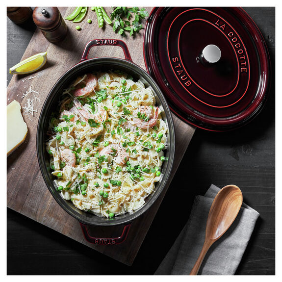 Staub Cast Iron Grenadine Oval Cocotte, 5.75-Quart