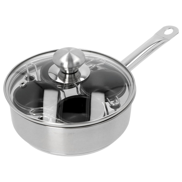 Modern Innovations Stainless Steel Egg Poacher Pan Set