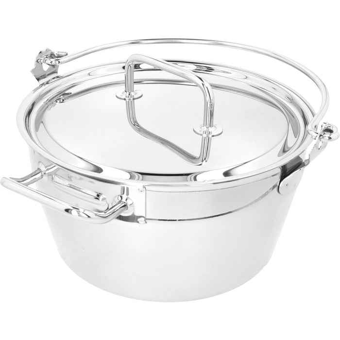 Demeyere Resto Stainless Steel Stew Pot, 10.6-Quart