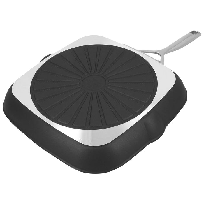 Demeyere AluPro Aluminum Nonstick Grill Pan, 11-Inches