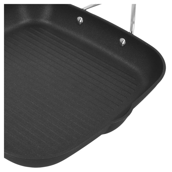 Demeyere AluPro Aluminum Nonstick Grill Pan, 11-Inches