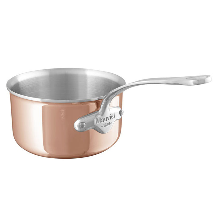 Mauviel M'6S Copper Sauce Pan With Stainless Steel Handle, 2.6-Quart