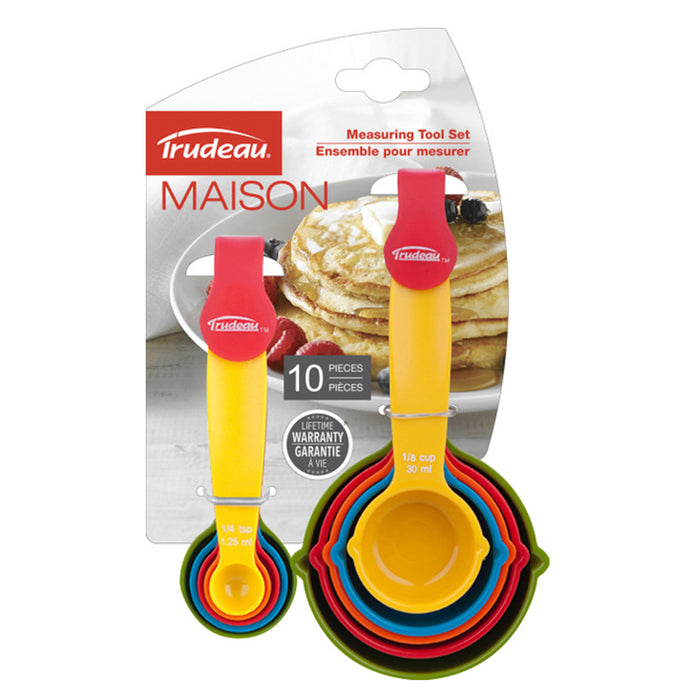 Trudeau Maison 10-Piece Measuring Cups and Spoons Set
