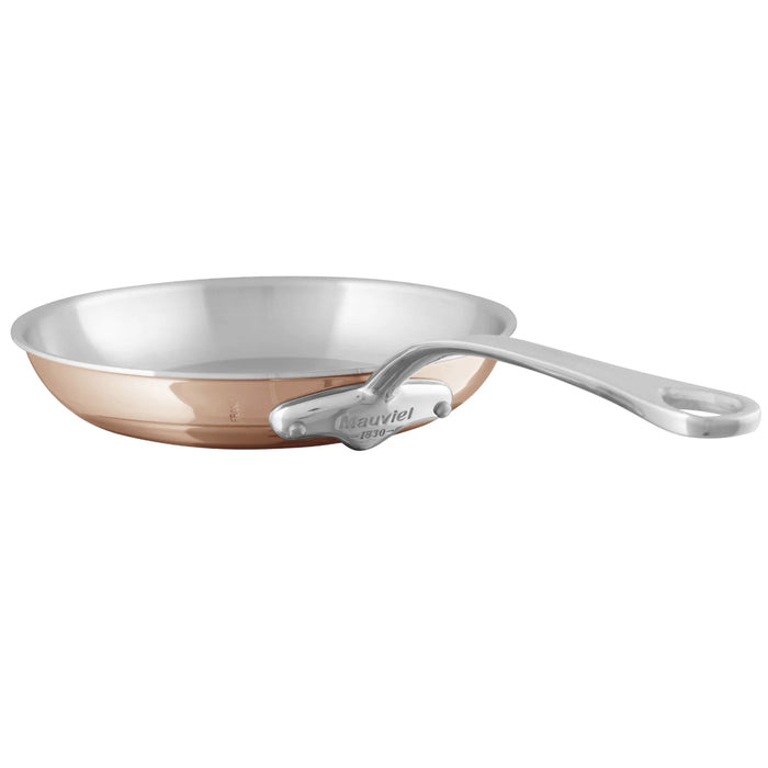 Mauviel M'6S Copper Round Frying Pan With Stainless Steel Handle, 8-Inches