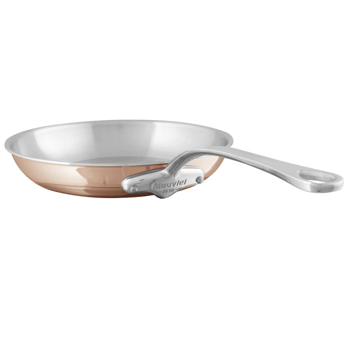 Mauviel M'6S Copper Round Frying Pan With Stainless Steel Handle, 11.8-Inches