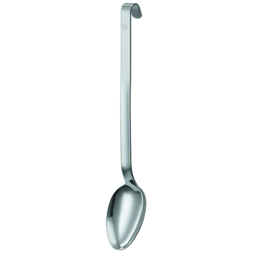 Rosle Stainless Steel Basting Spoon with Hook Handle, 12-Inches - LaCuisineStore
