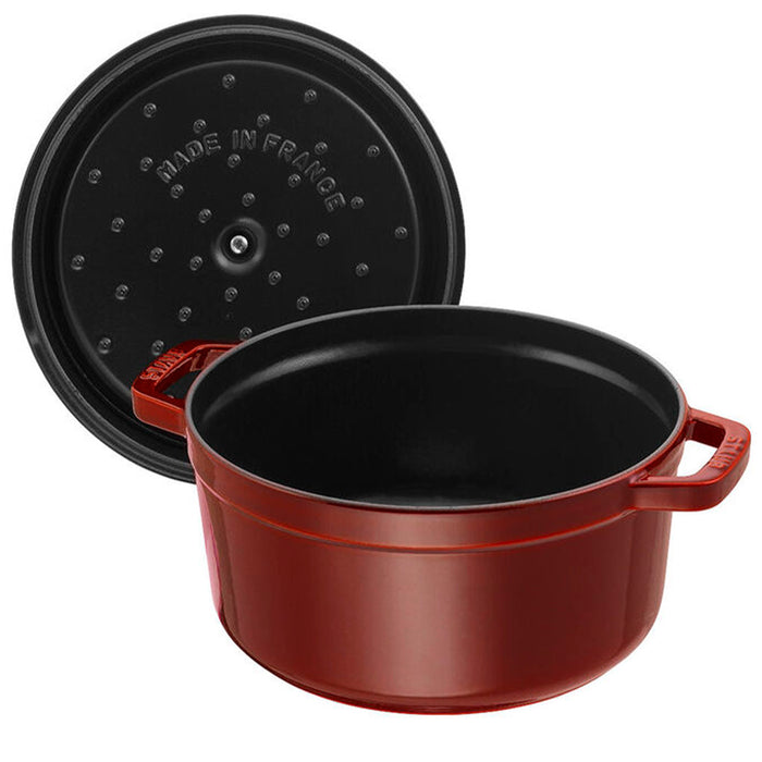 Staub Cast Iron Grenadine Round Cocotte, 9-Quart