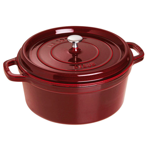 Staub Cast Iron Round Cocotte, 9-Quart - LaCuisineStore