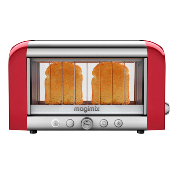 Magimix 2-Slot Red Vision Toaster