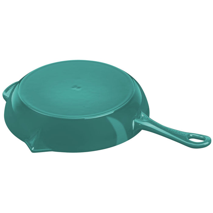 Staub Cast Iron Turquoise Fry Pan, 10-Inches