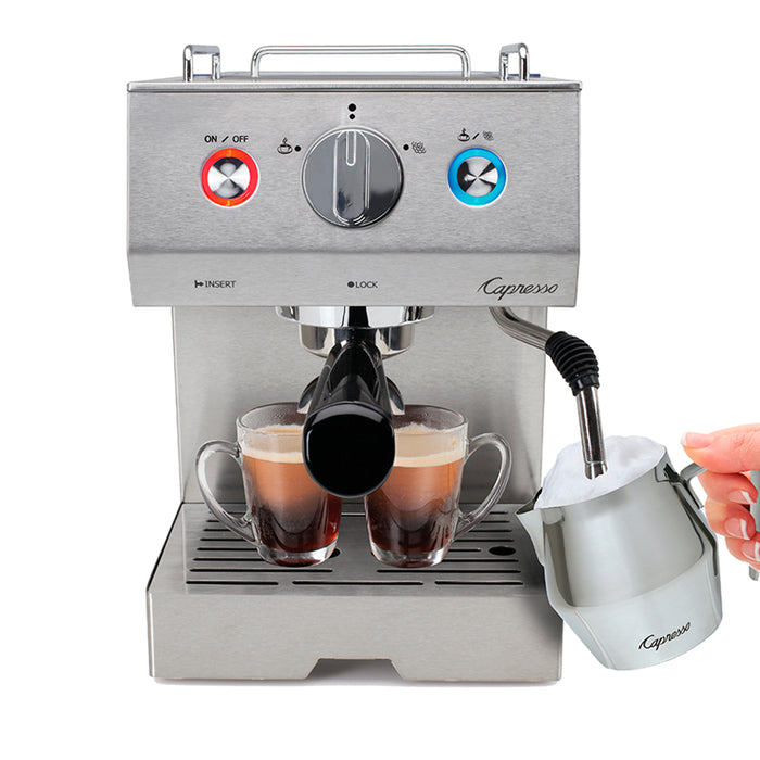Capresso Café Select Professional Espresso and Cappuccino Machine With Froth Select Milk Frother