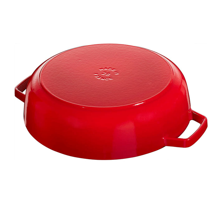 Staub Cast Iron Cherry Round Braiser, 3.7-Quart