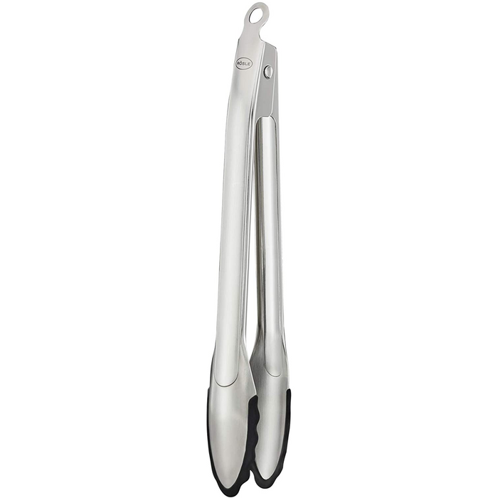 Rosle Stainless Steel 2-Piece Silicone Tongs and Fine Tongs Set