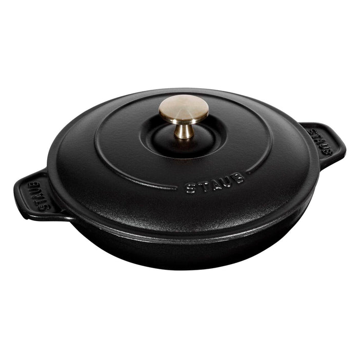 Staub Cast Iron Oval Black Baking Dish, 7.9-Inches