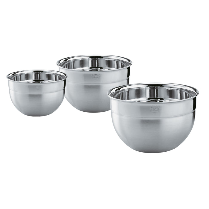 Rosle Stainless Steel 3-Piece Mixing Bowl Set