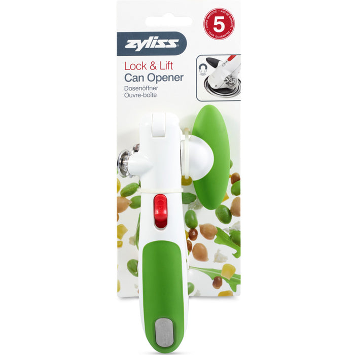 Zyliss Lock N' Lift Can Opener, Green
