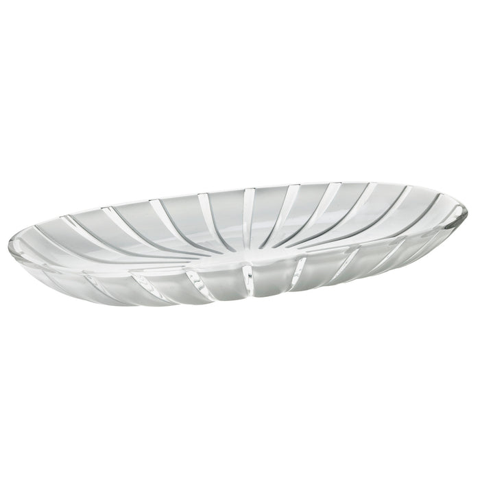 Fratelli Guzzini Grace Serving Tray Clear, 15 x 7-Inches
