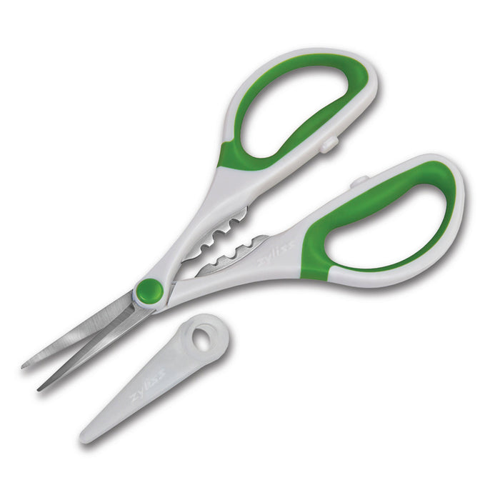 Zyliss Stainless Steel Herb Snippers, Green