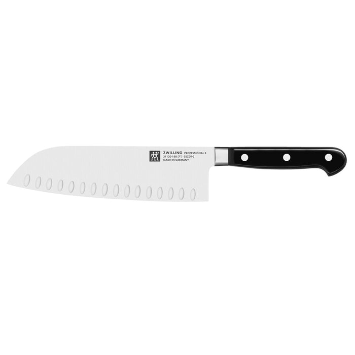 Zwilling Professional S Carbon Steel Santoku Knife, 7-Inches