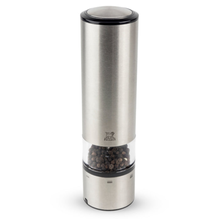 Peugeot Elis Sense U'Select Electric Salt and Pepper Mill Set Stainless Steel, 7.87-Inches - LaCuisineStore