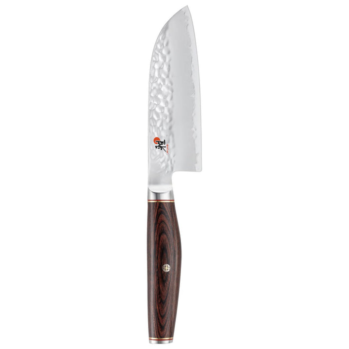 Miyabi Artisan 6000MCT Stainless Steel Santoku Knife, 5.5-Inches