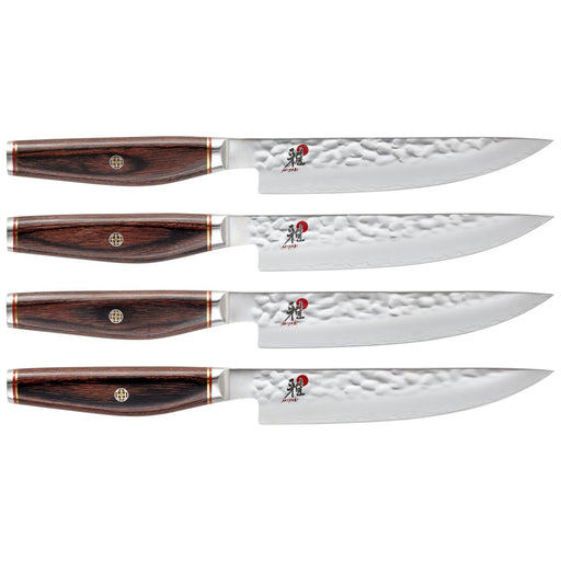 Miyabi Artisan 6000MCT Stainless Steel Steak Knife Set, 4-Piece - LaCuisineStore