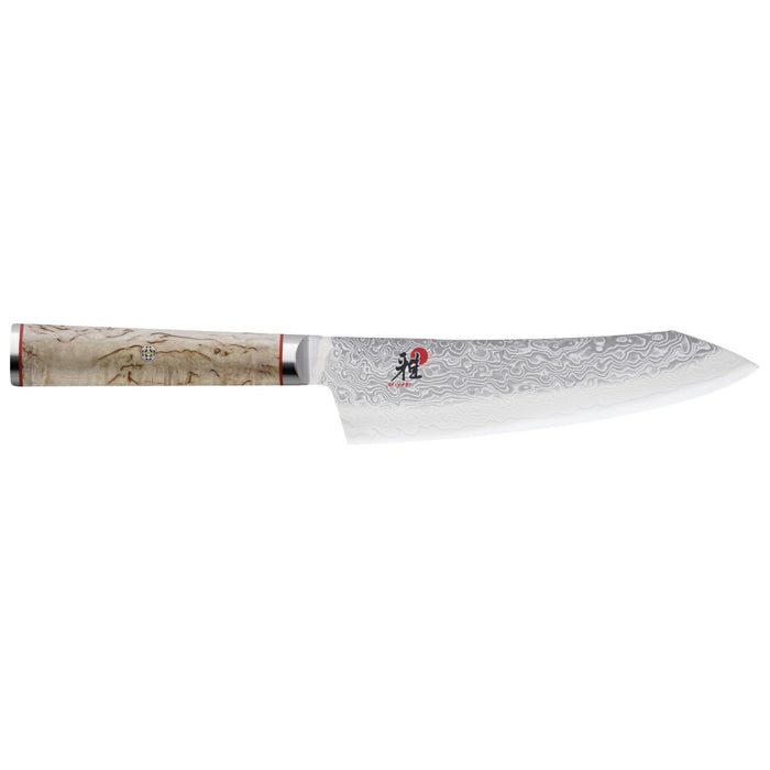 Miyabi Birchwood SG2 5000MCD Stainless Steel Rocking Santoku Knife, 7-Inches - LaCuisineStore