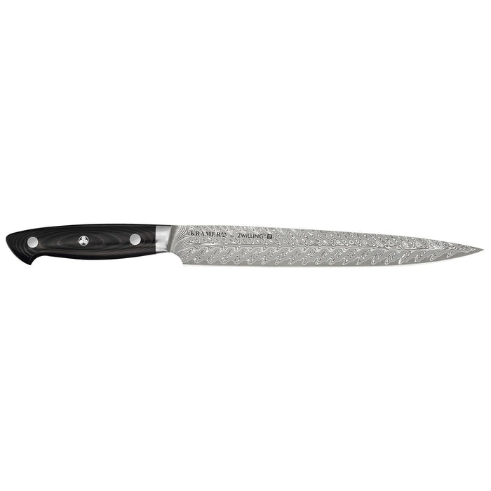 Zwilling Kramer Euroline Damascus Collection Stainless Steel Carving Knife, 9-Inches - LaCuisineStore