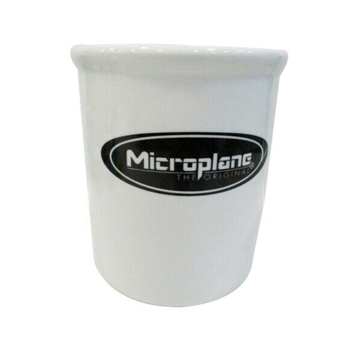 Microplane Ceramic Crock White, 6 x 6-Inches