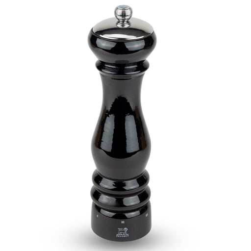 Peugeot Paris Icone U'Select Wood Pepper Mill Black Lacquered, 8.6-Inches - LaCuisineStore