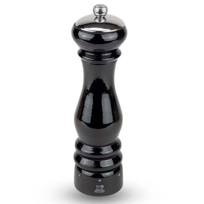 Peugeot Paris Icone U'Select Wood Pepper Mill Black Lacquered, 8.6-Inches - LaCuisineStore