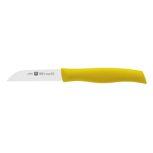 Zwilling Twin Grip Stainless Steel Vegetable Knife Yellow, 3-Inches - LaCuisineStore