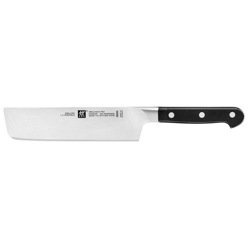 Zwilling Pro Stainless Steel Nakiri Knife, 6.5-Inches - LaCuisineStore