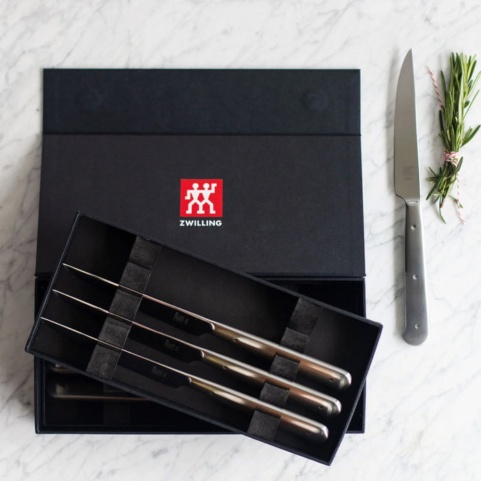 Zwilling Porterhouse Stainless Steel 8-Piece Steak Knife Set