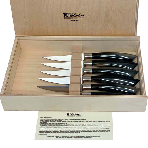 COLTELLO DA PROSCIUTTO handcrafted forged knife kitchen collection -  Saladini Cutlery