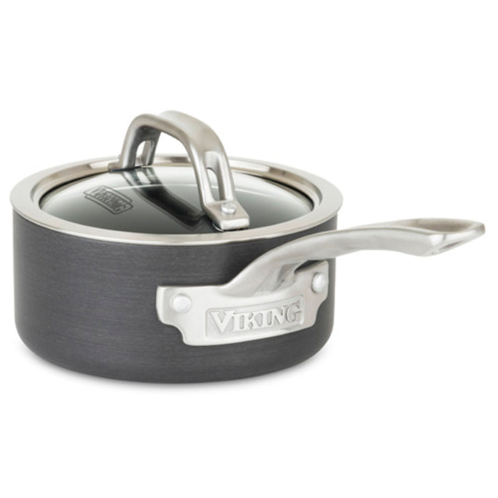 Viking Hard Anodized Nonstick Sauce Pan with Lid, 1-Quart