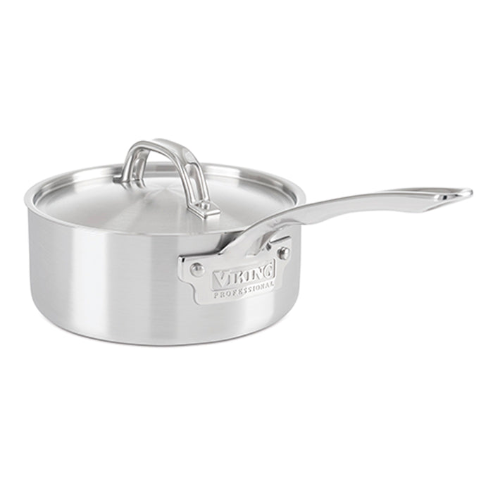 Viking Professional 5-Ply Stainless Steel Sauce Pan with Lid, 2-Quart