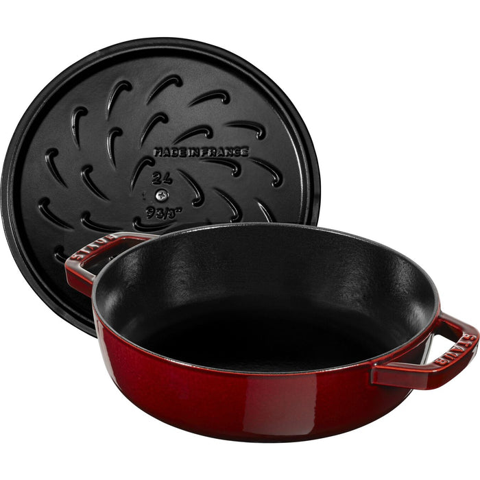 Staub Cast Iron Grenadine Round Braiser, 3.7-Quart