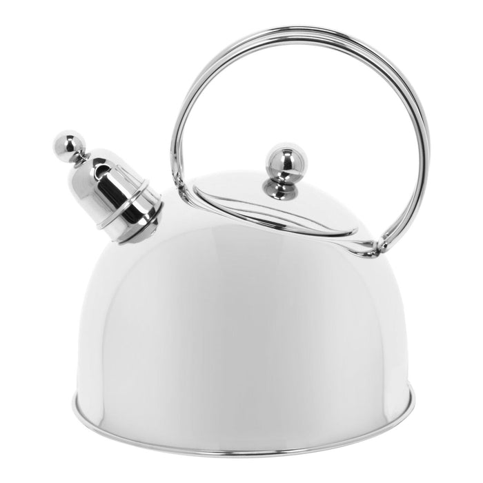 Demeyere Resto Stainless Steel Whistling Tea Kettle, 2.6-Quart