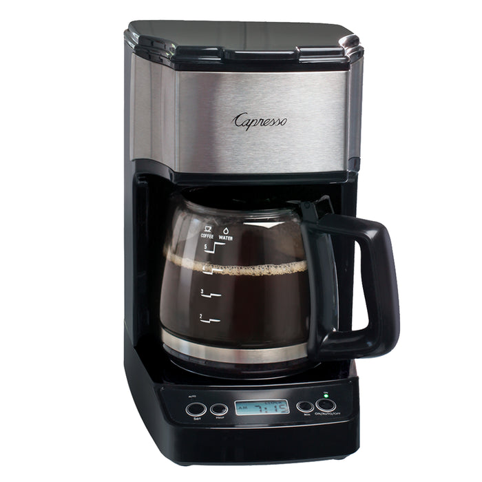 Capresso 5-Cup Mini Drip Stainless Steel Coffee Maker