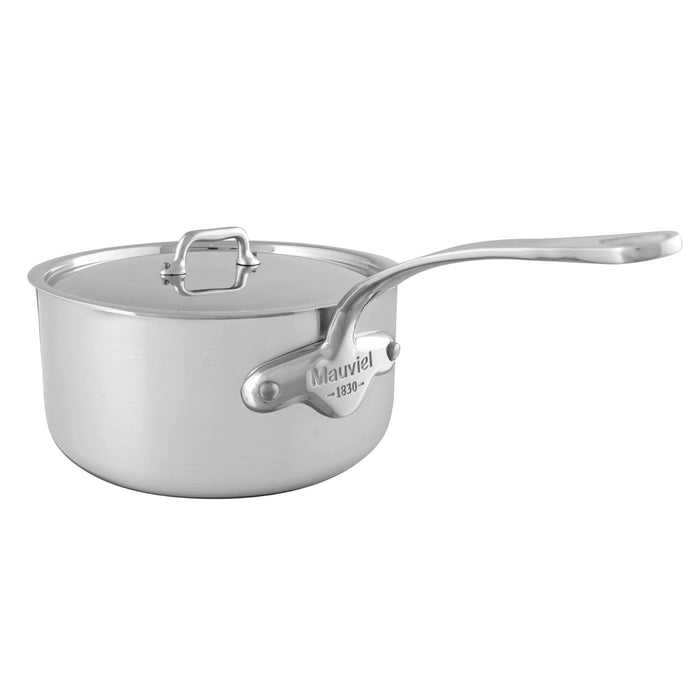 Mauviel M'Urban 3 Stainless Steel Sauce pan With Lid, 8-Quart